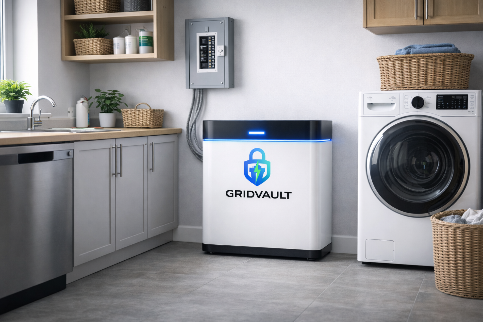 GridVault installed in a home